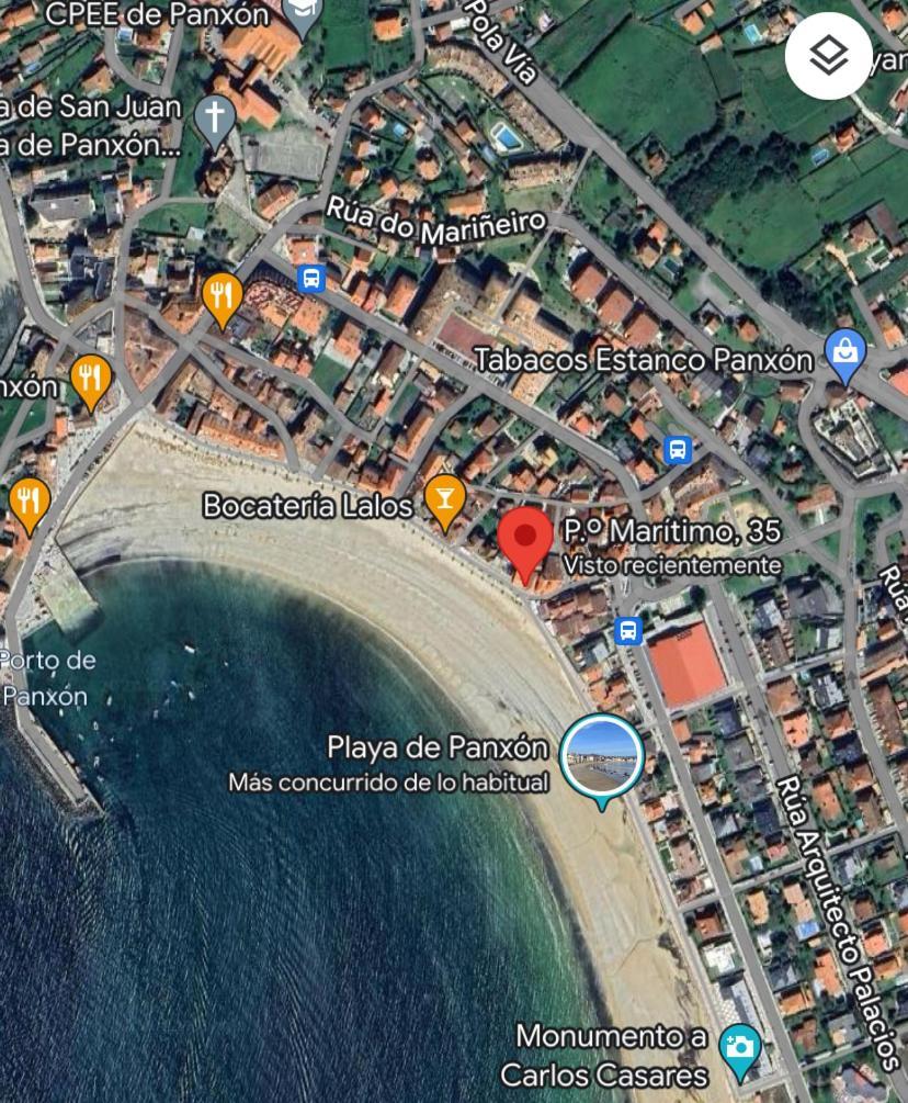 Апартаменты Paseo Maritimo Panxon Нигран Экстерьер фото